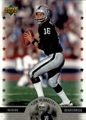 Jim Plunkett #35 Football Cards 2005 Upper Deck Legends