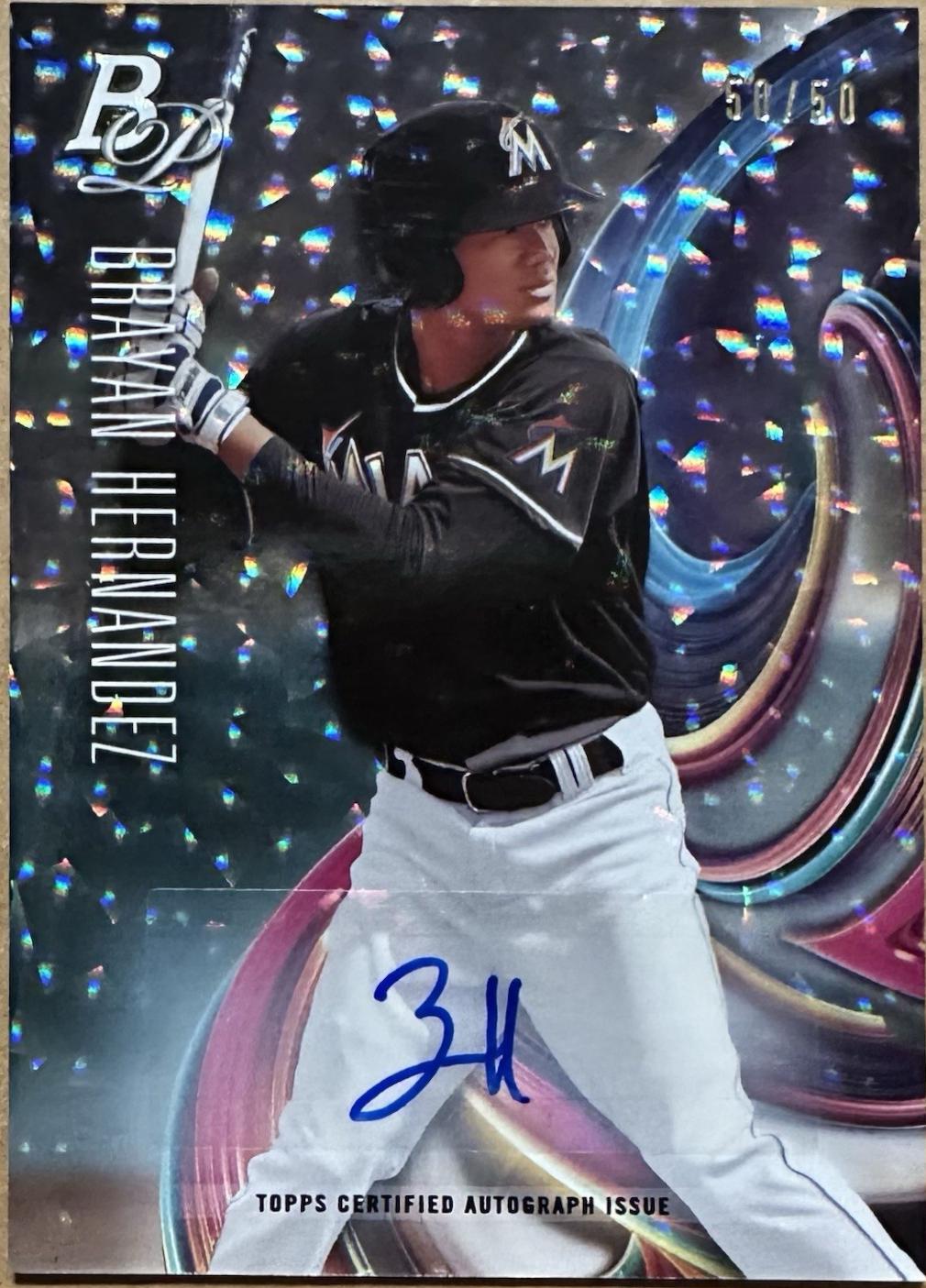 Brayan Hernandez [Autograph Ice] #73