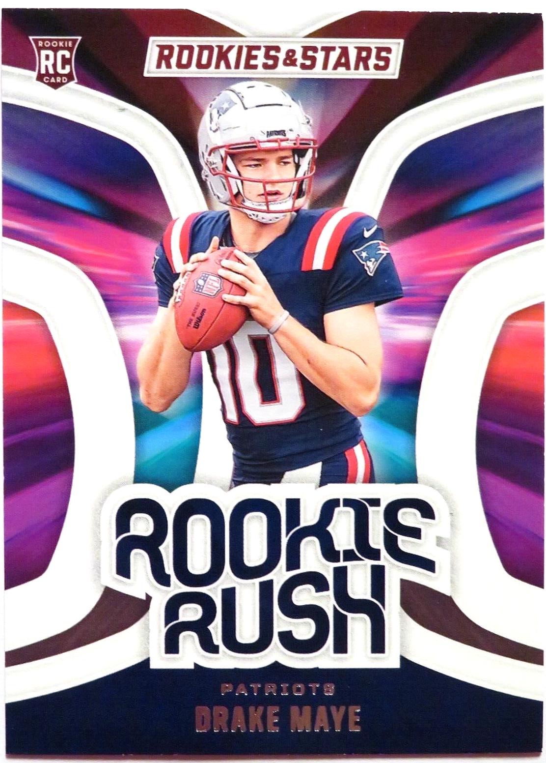 Drake Maye #RR-DME Football Cards 2024 Panini Rookies & Stars Rookie Rush