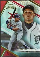 Miguel Cabrera [Class 3 Red] #85 Baseball Cards 2021 Topps Gold Label Prices