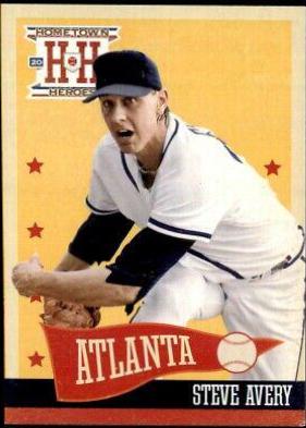 Steve Avery #60 Baseball Cards 2013 Panini Hometown Heroes