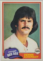 Dennis Eckersley #620 Baseball Cards 1981 Topps Prices