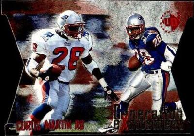 Curtis Martin #GE11 Football Cards 1997 Upper Deck UD3 Generation Excitement