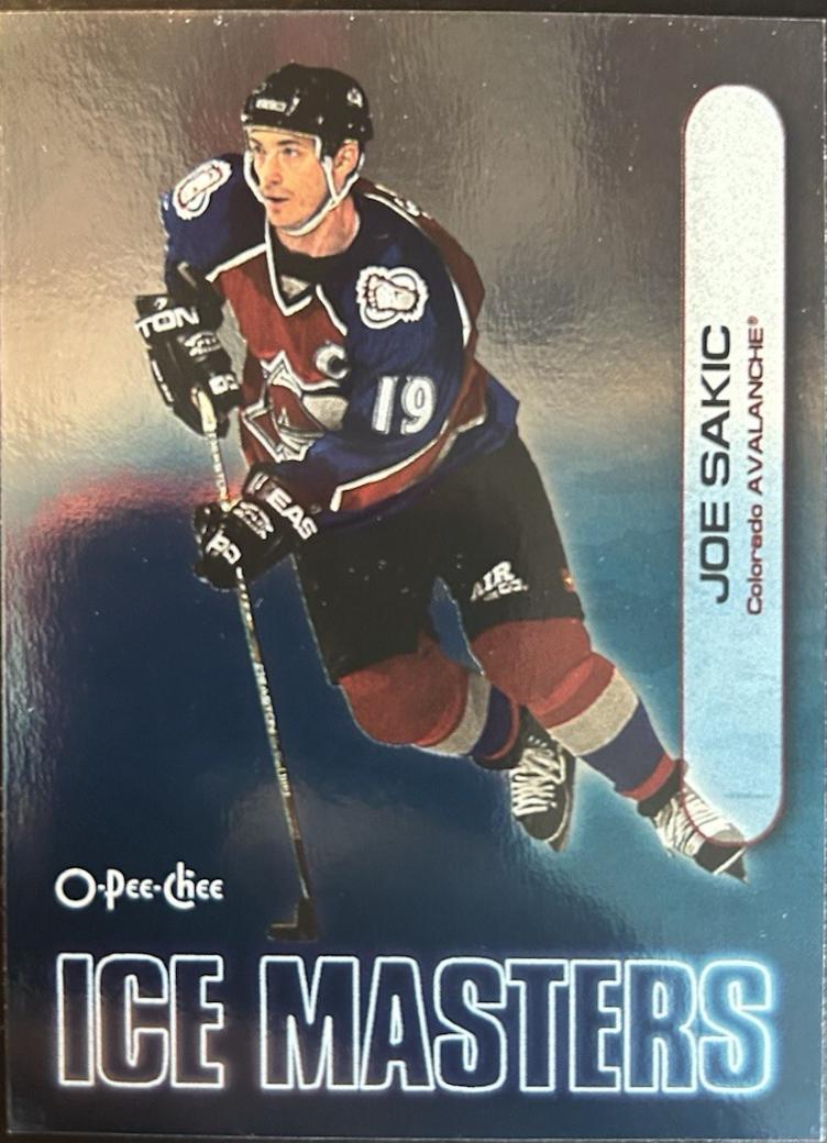 Joe Sakic #IM1 1999-00 O-Pee-Chee Hockey Ice Masters