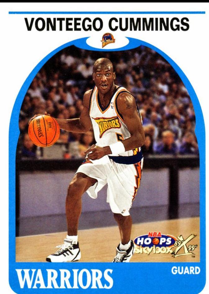 Vonteego Cummings #162 Basketball Cards 1999 Hoops Decade
