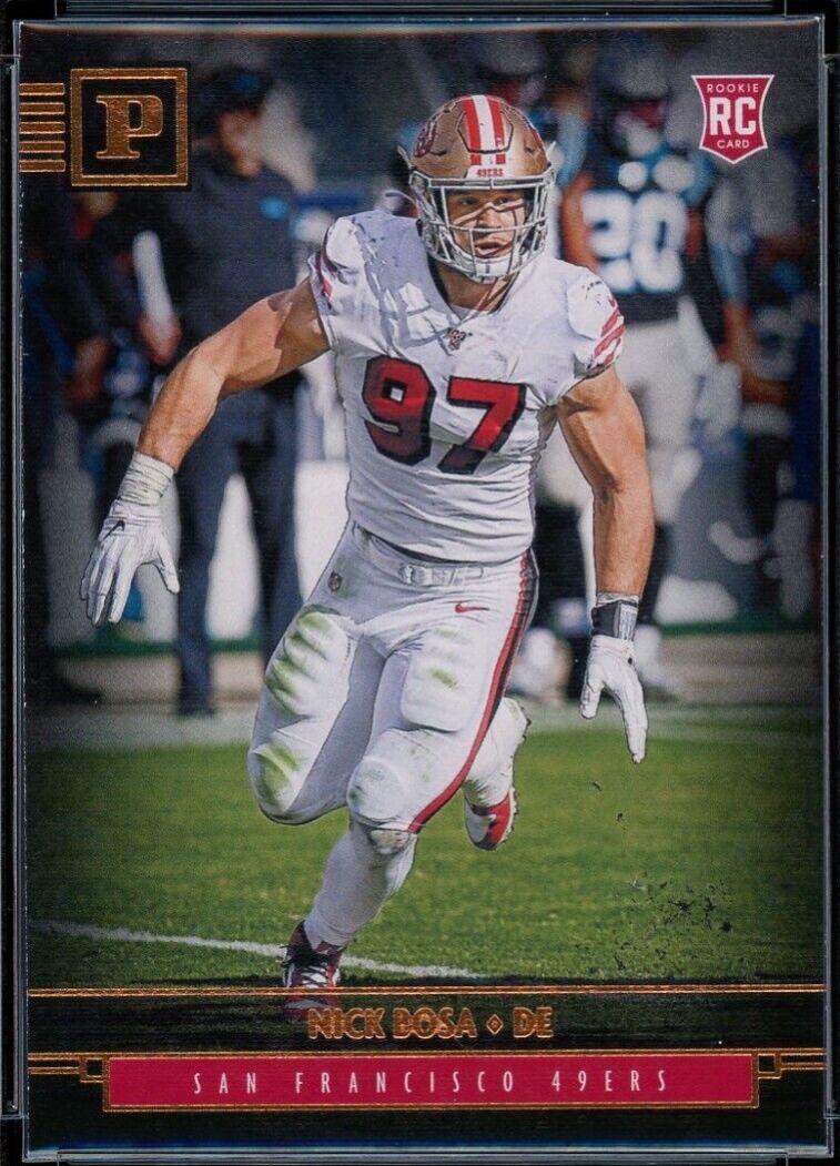 nick bosa #P9 Football Cards 2019 Panini Chronicles Panini