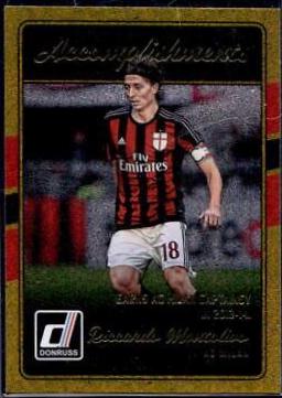 Riccardo Montolivo #1 Soccer Cards 2016 Panini Donruss Accomplishments