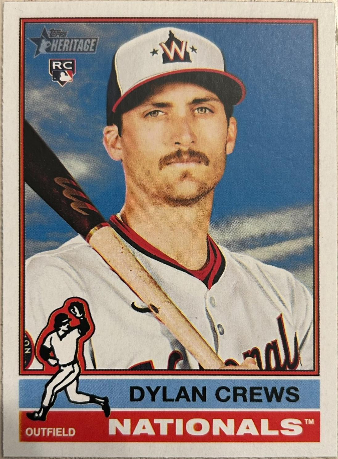 Dylan Crews #247 Baseball Cards 2025 Topps Heritage