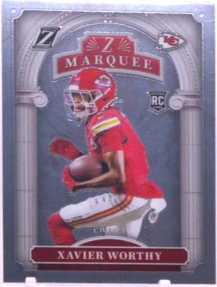 Xavier Worthy #7 Football Cards 2024 Panini Zenith Z Marquee