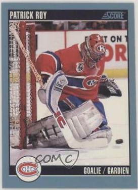Patrick Roy #295 Hockey Cards 1992 Score Canadian