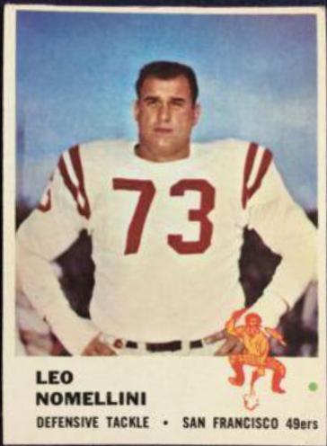 Leo Nomellini #67 1961 Fleer Football