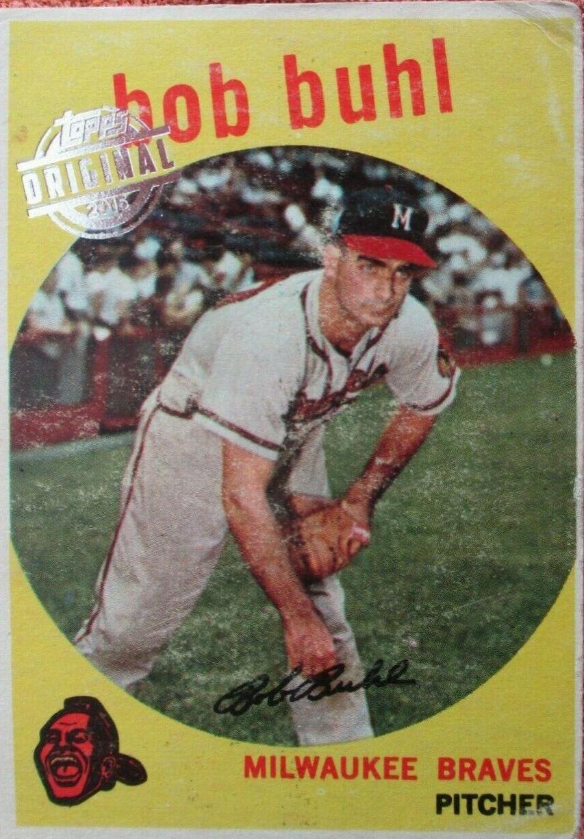 Bob Buhl #347 1959 Topps Baseball