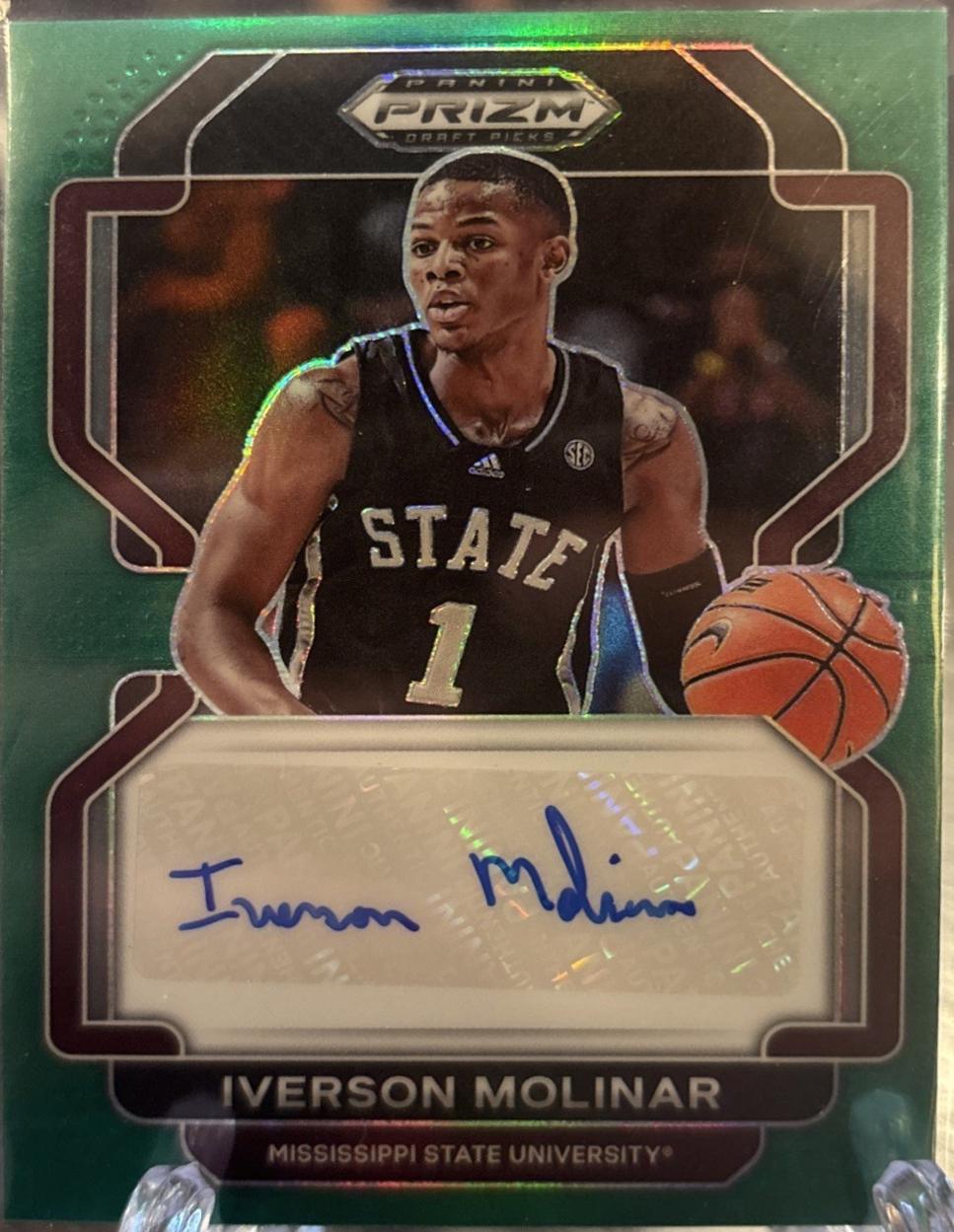 Iverson Molinar #DP-IVM 2022 Panini Prizm Draft Picks Basketball Draft Picks Autographs