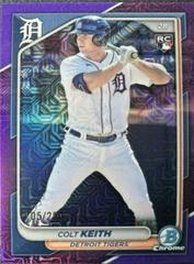 Colt Keith [Purple Mojo Refractor] #34 Baseball Cards 2024 Bowman Chrome Prices