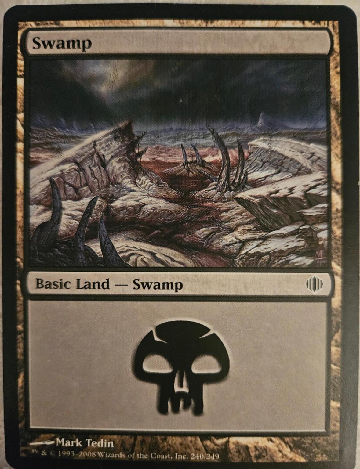 Swamp #240 Magic Shards of Alara