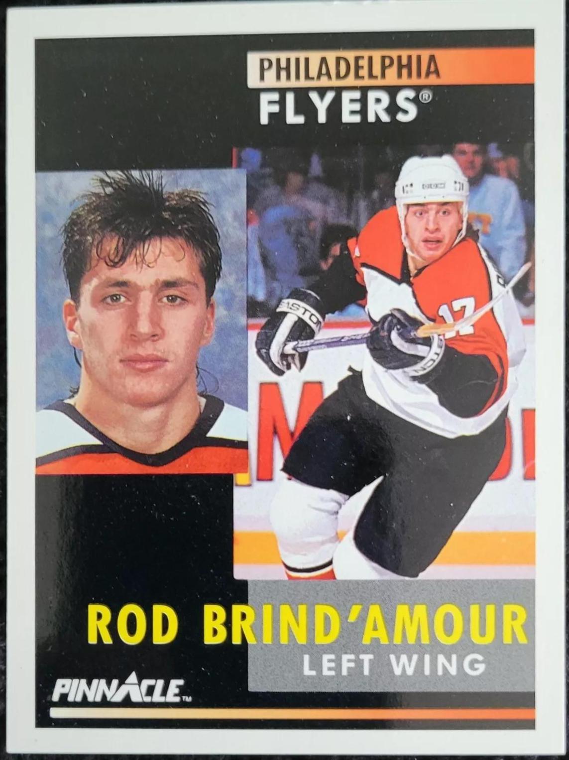 Rod Brind'Amour #9 Hockey Cards 1991 Pinnacle