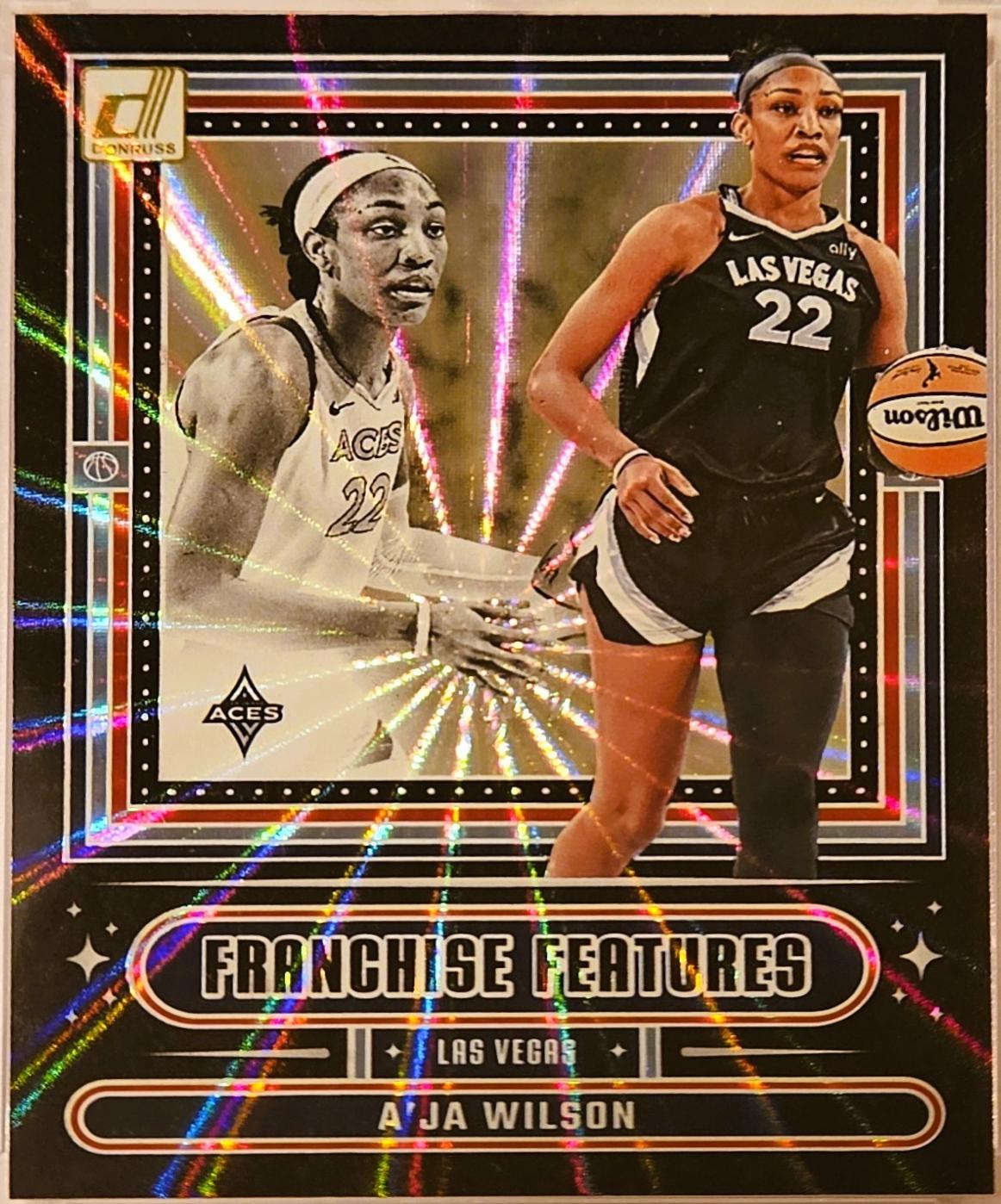 A'ja Wilson [Holo Black Laser] #11 Prices | 2025 Panini Donruss WNBA ...