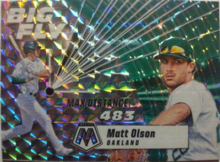 Matt Olson #BF11 Baseball Cards 2021 Panini Mosaic Big Fly