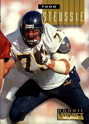 Todd Steussie #291 Football Cards 1994 Skybox Impact