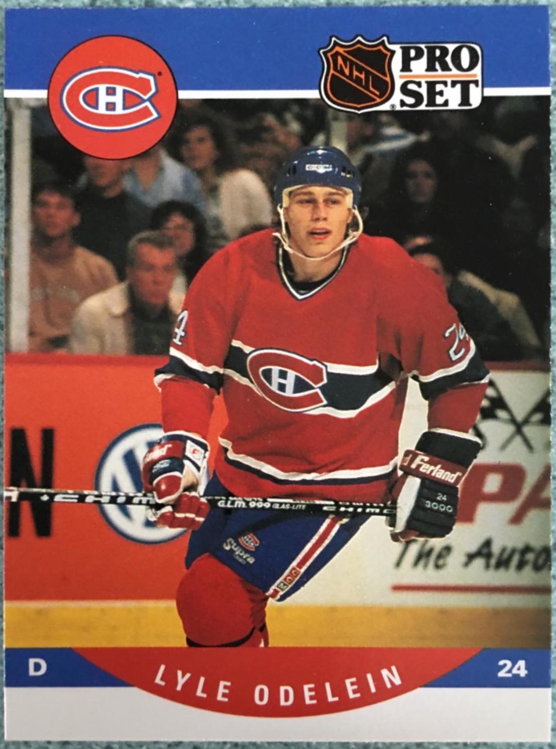 Lyle Odelein #617 Hockey Cards 1990 Pro Set