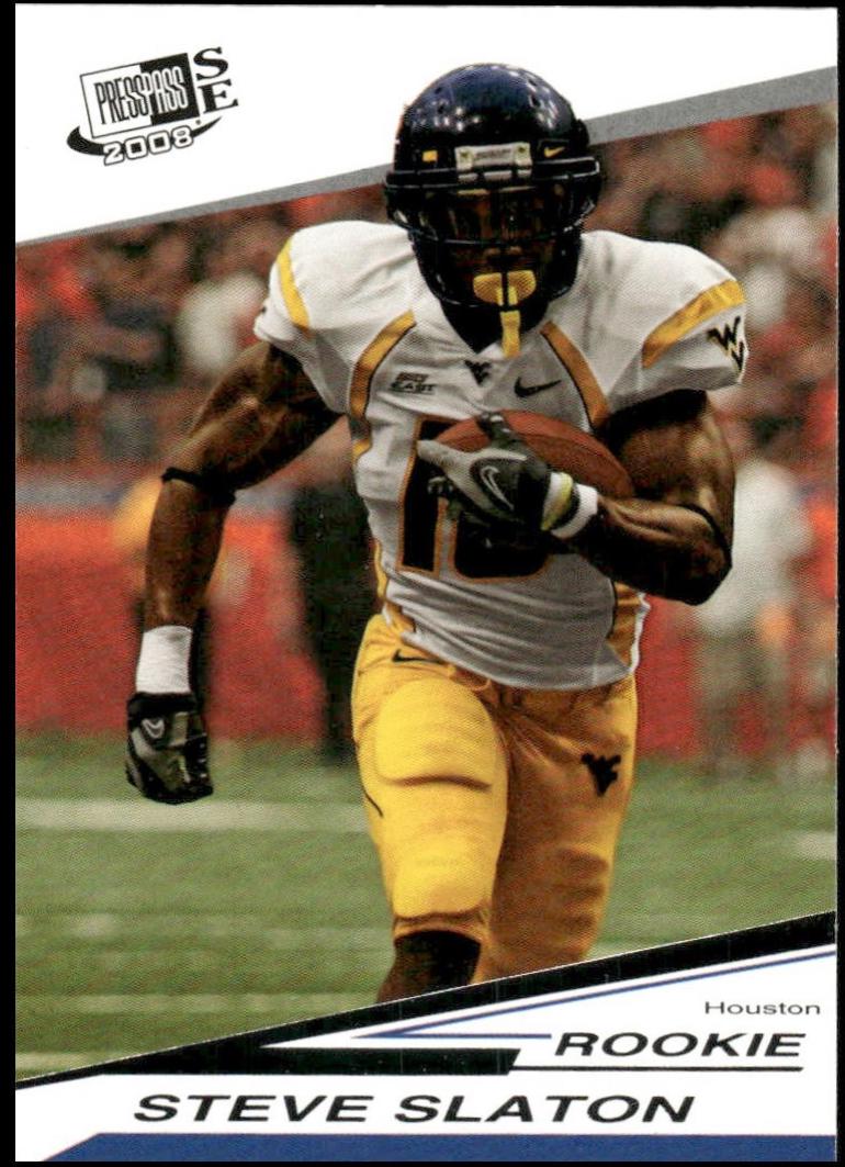 Steve Slaton #23 2008 Press Pass Football