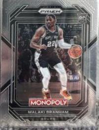 Malaki Branham #81 Basketball Cards 2022 Panini Prizm Monopoly