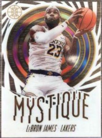 LeBron James #7 Basketball Cards 2019 Panini Illusions Mystique