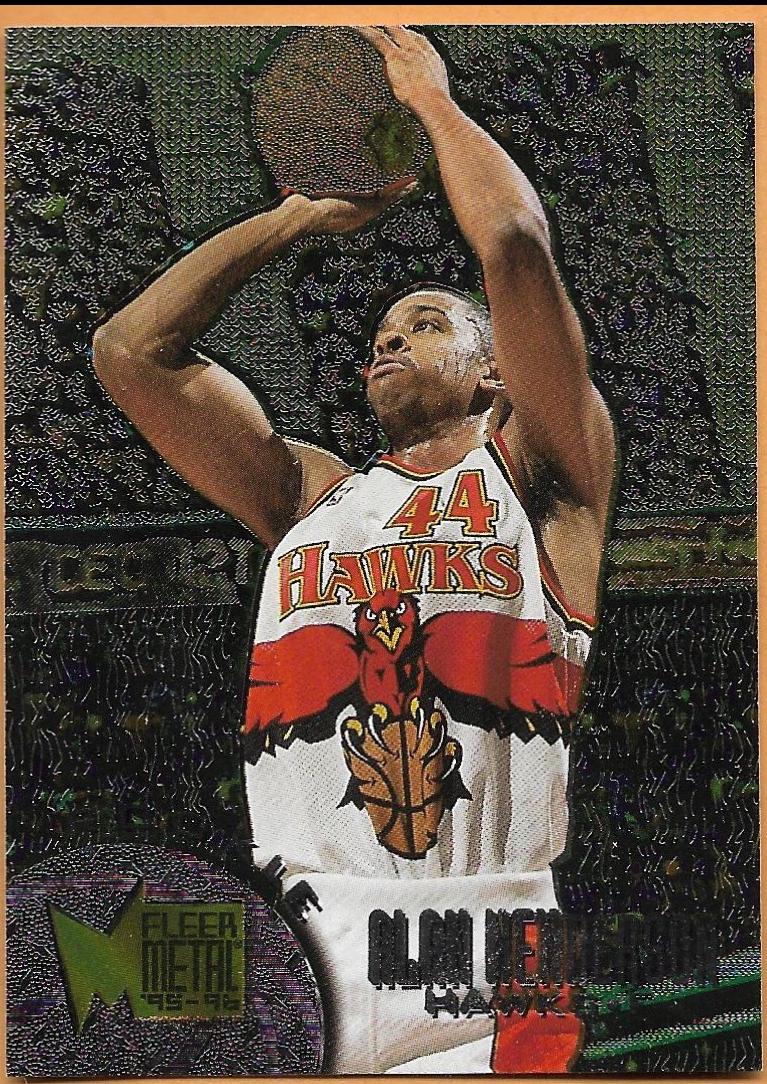 Alan Henderson #123 Basketball Cards 1995 Metal
