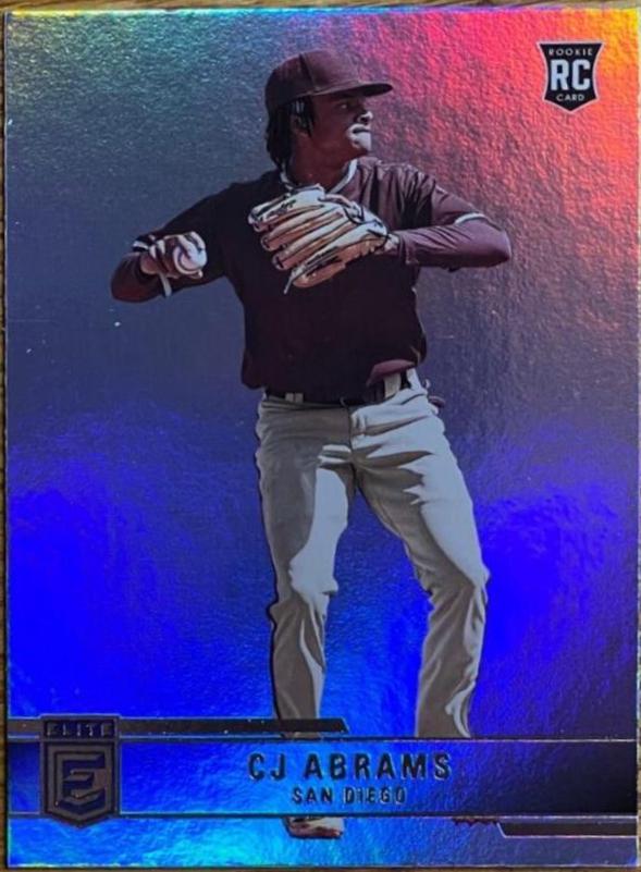CJ Abrams #40 Baseball Cards 2022 Panini Chronicles Elite