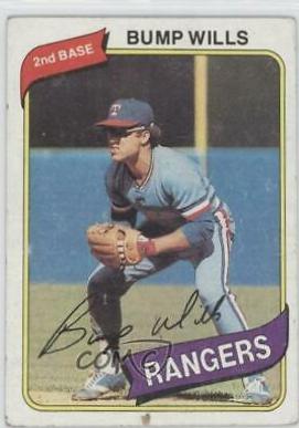 Bump Wills #473 Baseball Cards 1980 Topps