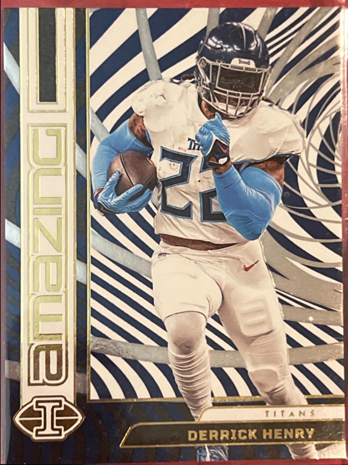 Derrick Henry #4 Football Cards 2023 Panini Illusions Amazing