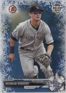 Brendan Rodgers #THBRO 2017 Topps Holiday Bowman Baseball
