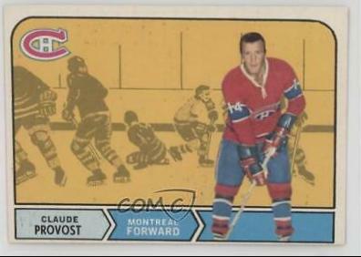Claude Provost #163 Hockey Cards 1968 O-Pee-Chee
