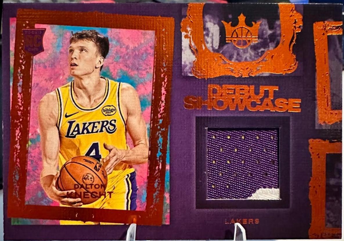 Dalton Knecht #16 Basketball Cards 2024 Panini Court Kings Debut Showcase Memorabilia