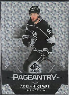 Adrian Kempe #P-11 Hockey Cards 2023 SP Authentic Pageantry