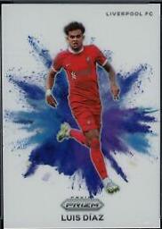 Luis Diaz #13 Soccer Cards 2023 Panini Prizm Premier League Color Blast