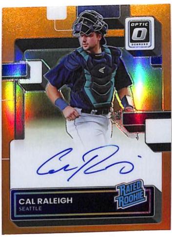 Cal Raleigh [Orange] #RRS-CR Prices | 2022 Panini Donruss Optic Rated ...