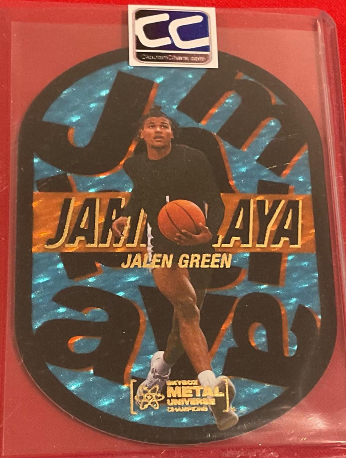 Jalen Green #2 Basketball Cards 2021 Skybox Metal Universe Champions Jambalaya