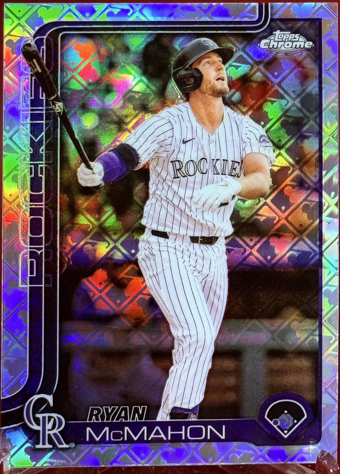 Ryan McMahon #66 2025 Topps Chrome Logofractor Baseball