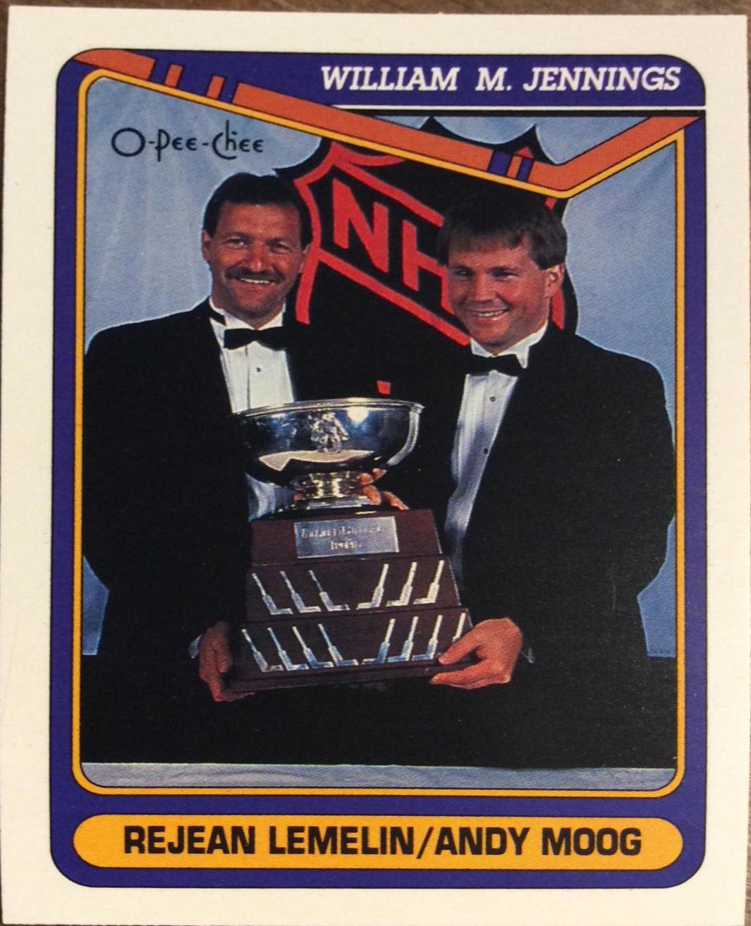 Rejean Lemelin/Andy Moog #486 Hockey Cards 1990 O-Pee-Chee