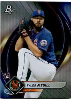 Tylor Megill #63 Baseball Cards 2022 Bowman Platinum