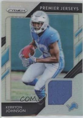 Kerryon Johnson #PP-17 Football Cards 2018 Panini Prizm Premier Jerseys