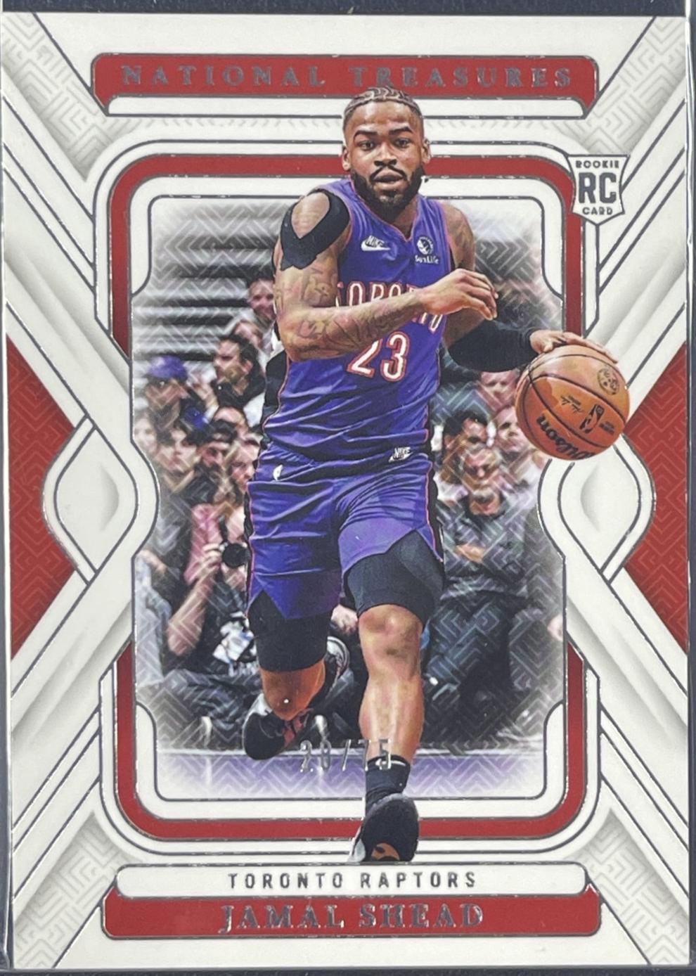 Jamal Shead #82 2024-25 Panini National Treasures Basketball