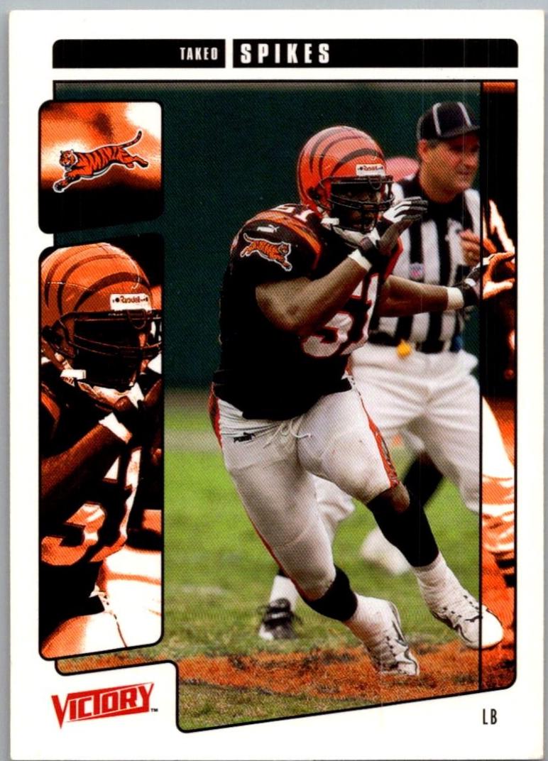 Takeo Spikes #73 2001 Upper Deck Victory Football
