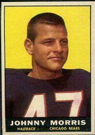 Johnny Morris #11 Football Cards 1961 Topps