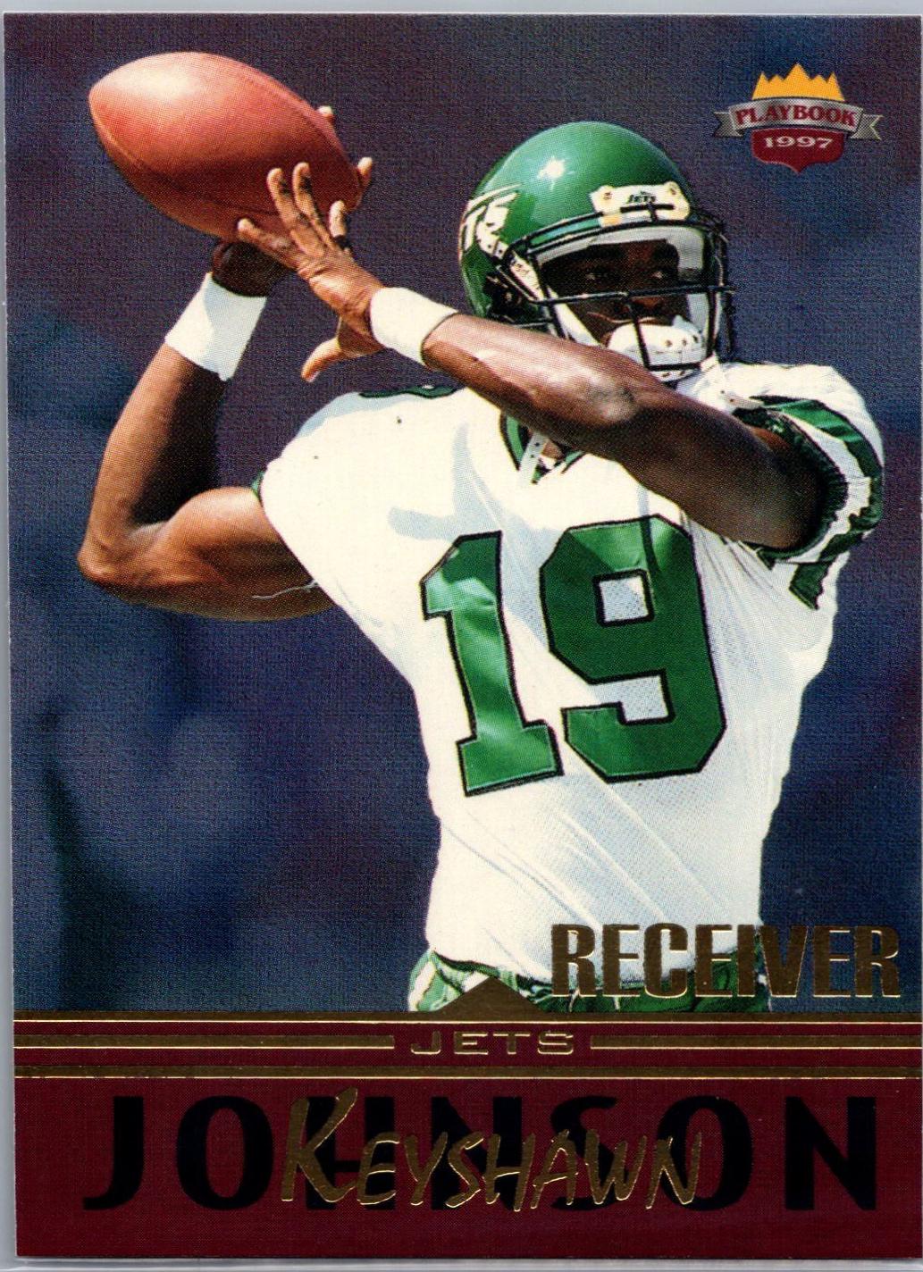 Keyshawn Johnson #75 Football Cards 1997 Panini Score Board Playbook