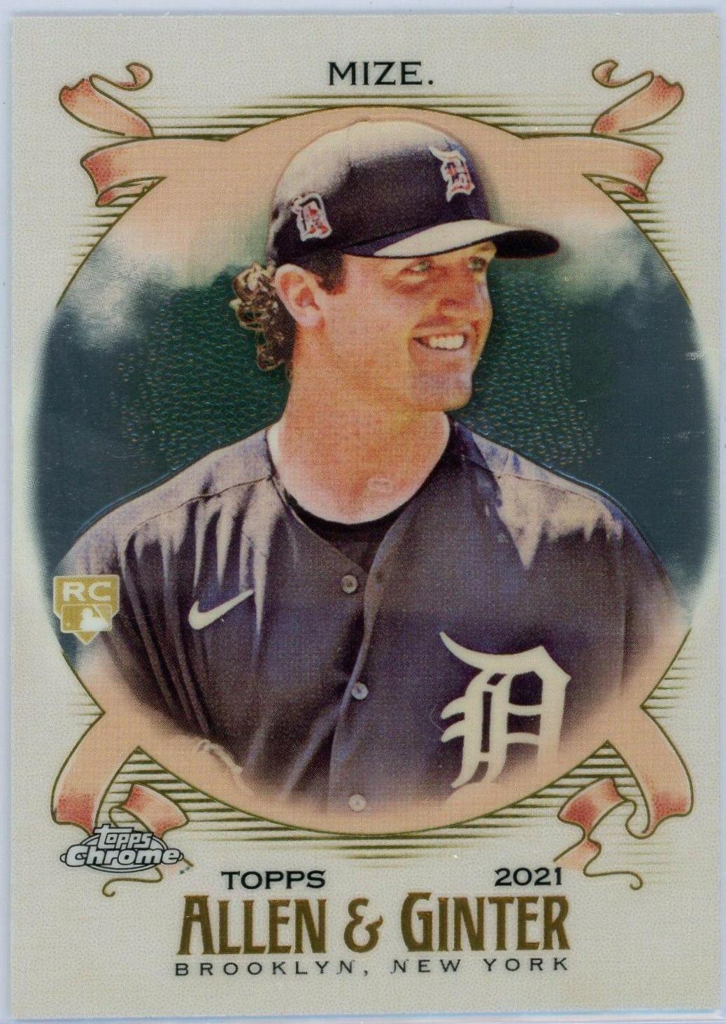 Casey Mize #138 Baseball Cards 2021 Topps Allen & Ginter Chrome