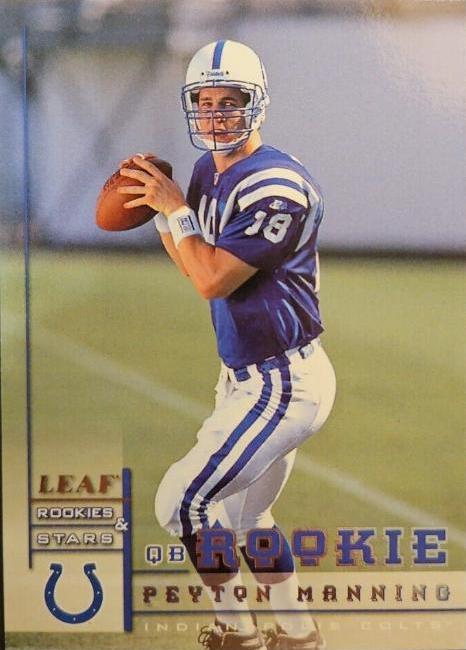 Peyton Manning #233 Football Cards 1998 Leaf Rookies & Stars