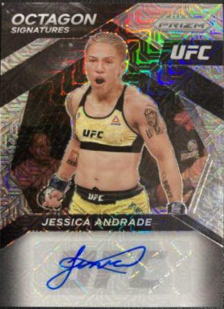 Jessica Andrade #OS-JAD Ufc Cards 2021 Panini Prizm UFC Octagon Signatures