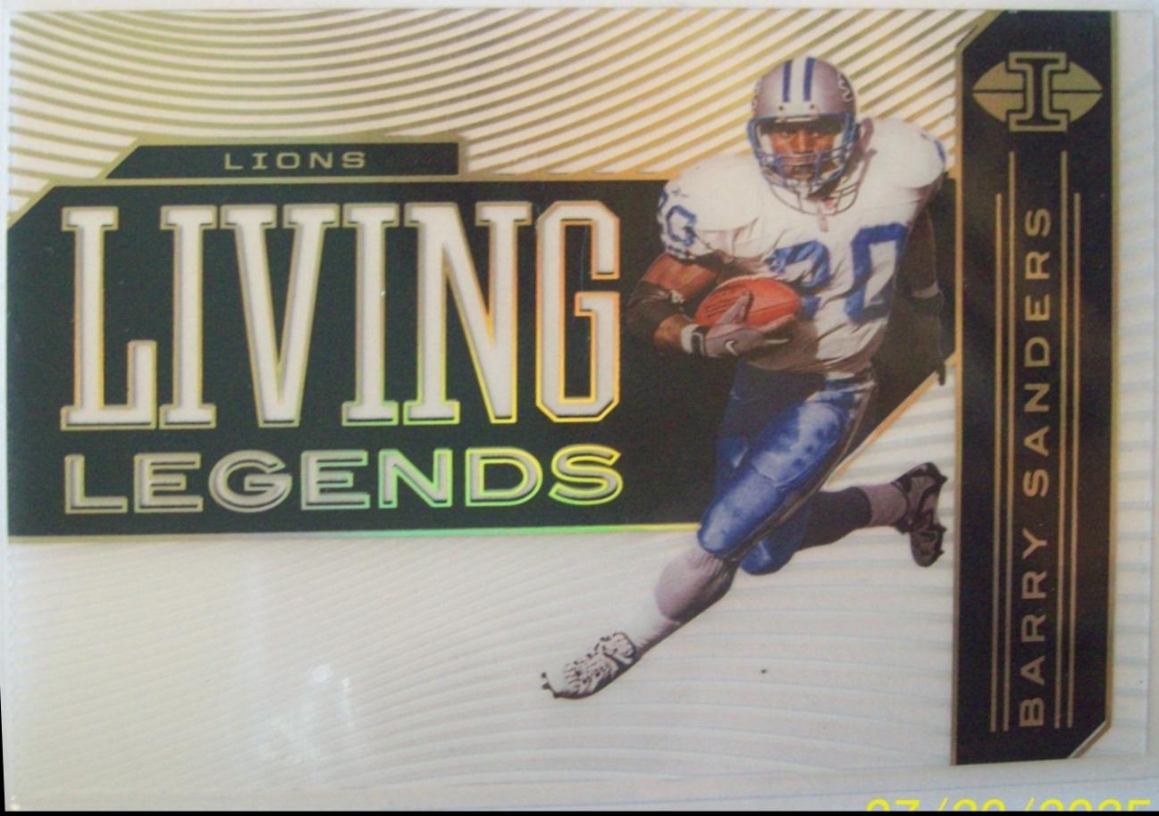 Barry Sanders [Black] #LL19